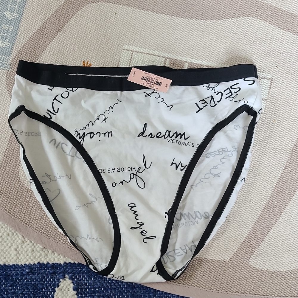 Victoria's Secret White and Black Panties